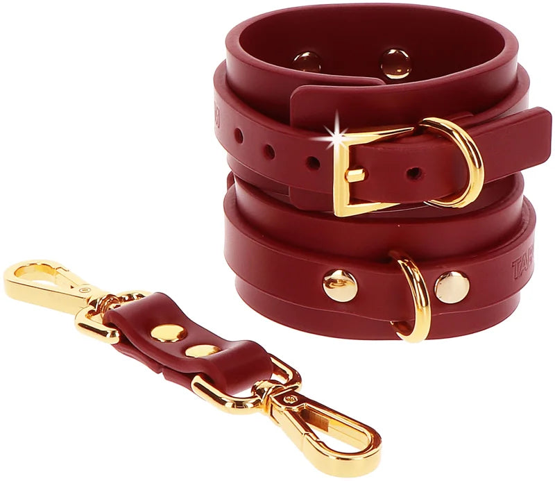 Taboom Bondage in Luxury leg cuffs red 35.5 cm