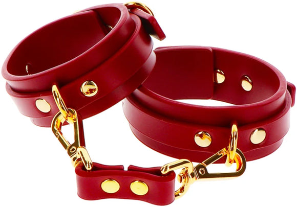 Taboom Bondage in Luxury leg cuffs red 35.5 cm