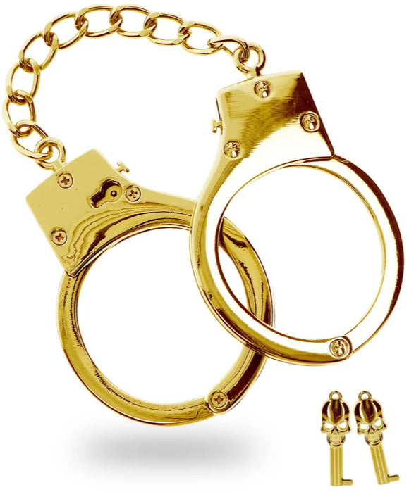 Taboom Luxury Bondage Essentials handcuffs gold 34.3 cm