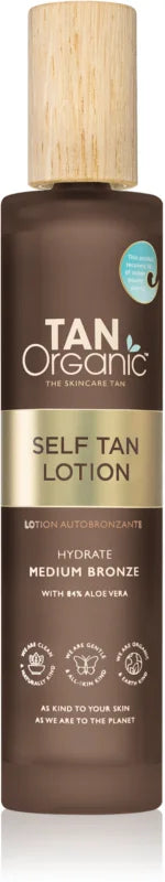 Tan Organic Self Tan Lotion Medium Bronze 100 ml