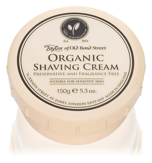 Taylor of Old Bond Street Organic shaving cream 150 g