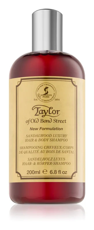 Taylor of Old Bond Street Sandalwood Luxury Hair & Body Shampoo 200 ml