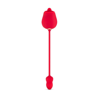 Teazers Rose Vibrator & Clitoris Stimulator Red
