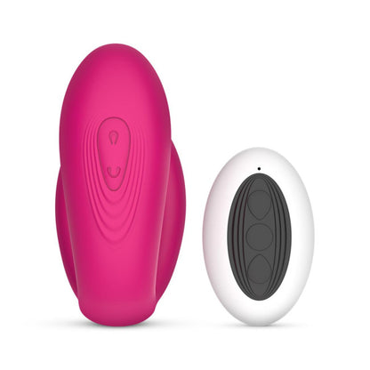 Teazers Couple Vibrator with Remote Pink