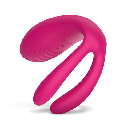 Teazers Couple Vibrator with Remote Pink