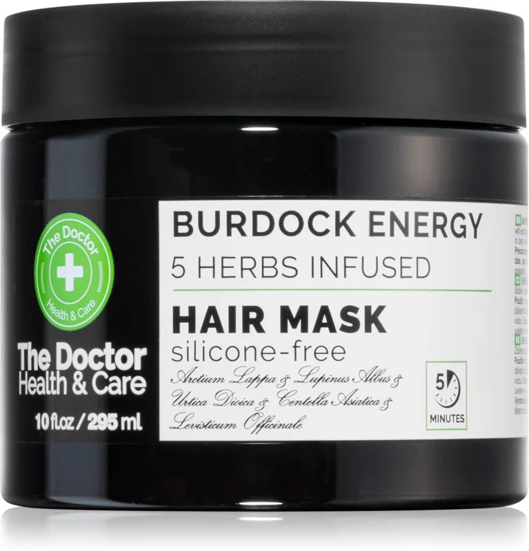 The Doctor Burdock Energy 5 Herbs Infused hair mask