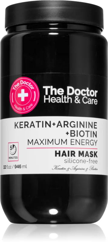 The Doctor Keratin + Arginine + Biotin Maximum Energy hair mask