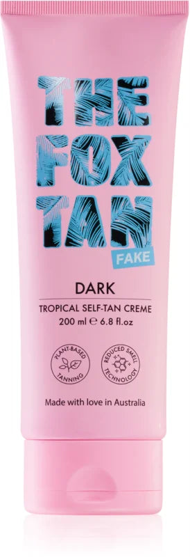 The Fox Tan Dark Tropical moisturizing self-tan cream 200 ml