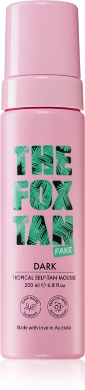 The Fox Tan Dark Tropical self-tan Mousse 200 ml