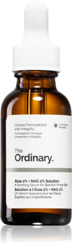 The Ordinary Aloe 2% + NAG 2% Solution anti-acne serum 30 ml