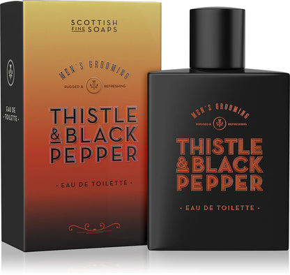 Scottish Fine Soaps Thistle and Black pepper men's eau de toilette 100 ml