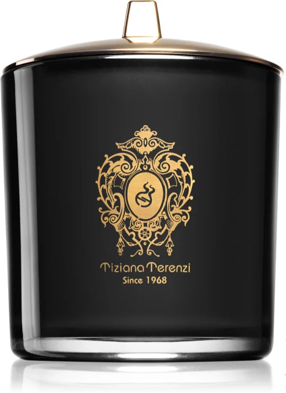 Tiziana Terenzi Almond Vanilla scented candle with wooden wick