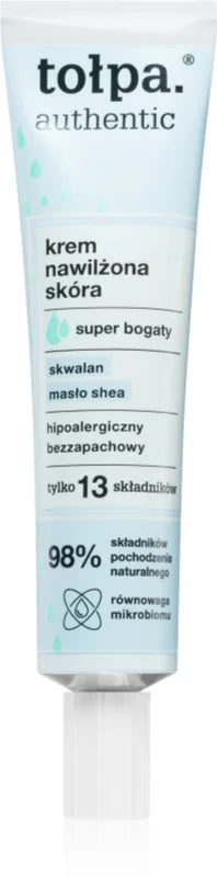 Tołpa Authentic rich moisturizing face cream 40 ml