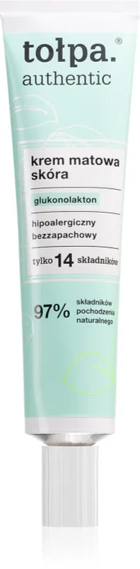 Tołpa Authentic mattifying cream for oily skin 40 ml