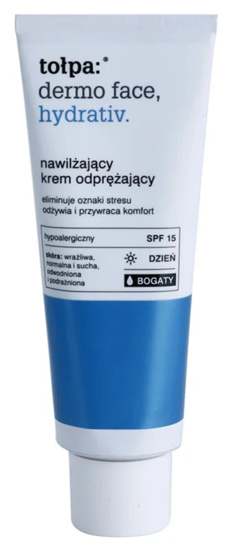 Tołpa Dermo Face Hydrativ rich moisturizing cream SPF 15 - 40 ml