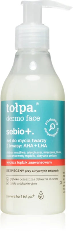 Tołpa Dermo Face Sebio+ face wash gel 195 ml