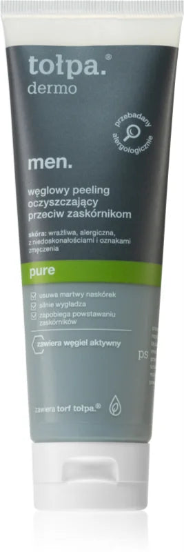 Tołpa Dermo Men Pure cleansing peeling against black dots 100 ml