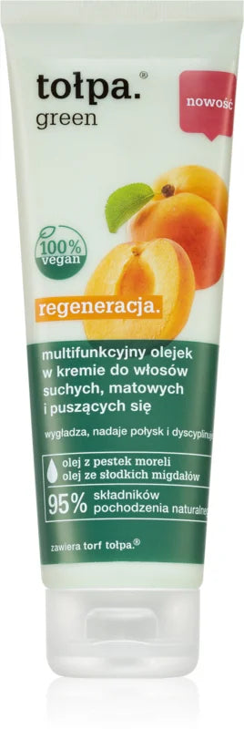 Tołpa Green Regeneration moisturizing and nourishing hair oil 125 ml