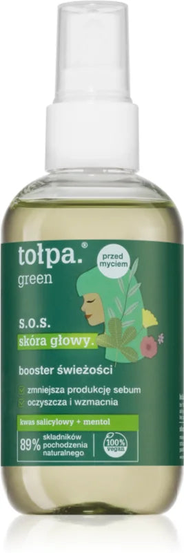 Tołpa Green SOS refreshing spray for oily scalp 100 ml