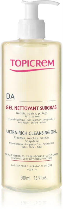 Topicrem AD Ultra-Rich Cleansing Gel 500 ml