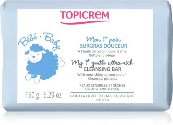 Topicrem BABY My 1st Gentle Ultra-Rich Cleansing Bar 150 g