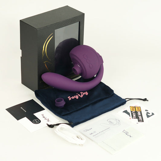 Tracy's Dog OG 3 Clitoral Sucking & G-Spot Vibrator Purple