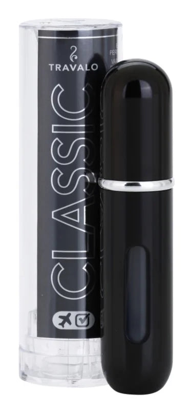 Travalo Classic refillable perfume atomizer Black