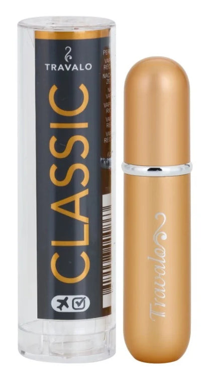 Travalo Classic refillable perfume atomizer Gold