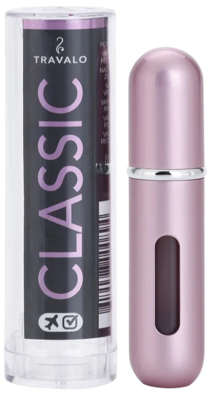 Travalo Classic refillable perfume atomizer Pink