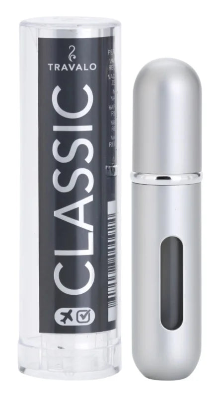 Travalo Classic refillable perfume atomizer Silver