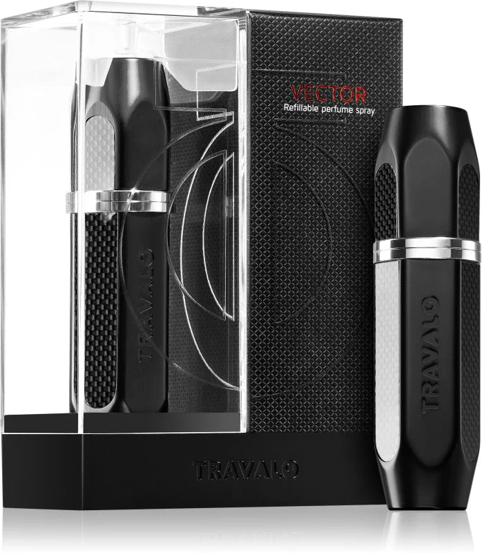 Travalo Vector refillable perfume atomizer Black