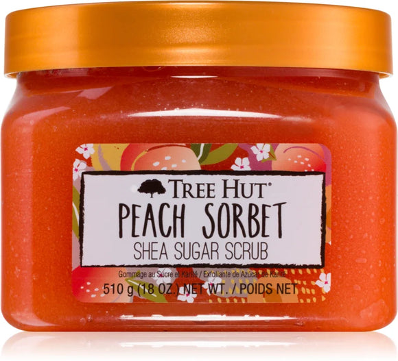 Tree Hut Peach Sorbet Shea Sugar Scrub 510 g