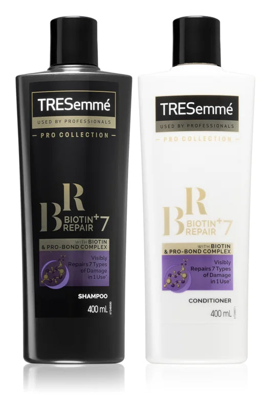 TRESemmé Biotin + Repair 7 Hair Care Set (Shampoo 400 ml + Conditioner 400 ml)