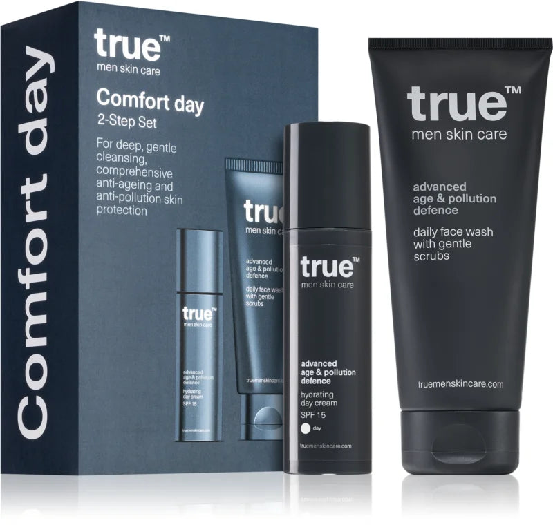 true men skin care Comfort Day skin care kit