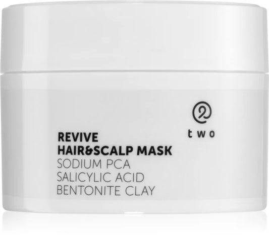 two cosmetics Revive Hair & Scalp Mask Sodium PCA, Salicylic Acid, Bentonite Clay 200 ml