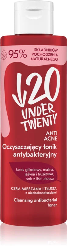 Under Twenty ANTI! ACNE cleansing tonic for skin with imperfections 200 ml