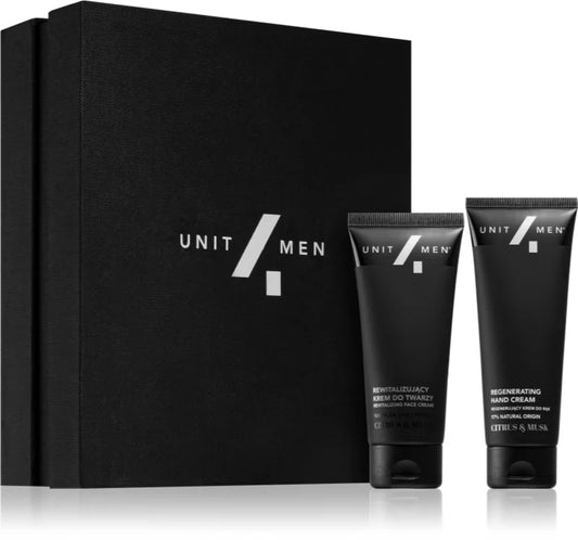 Unit4Men Citrus & Musk body and face set