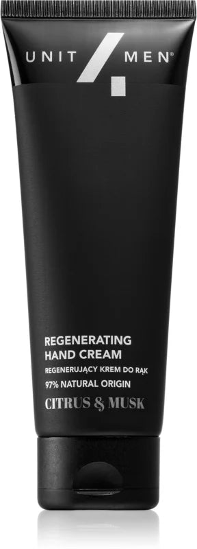 Unit4Men Regenerating hand cream Citrus and Musk 75 ml