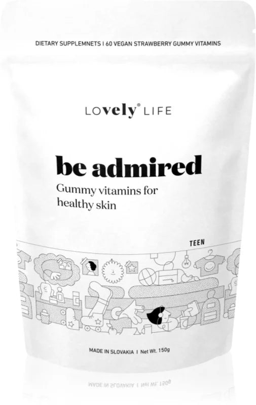 LOVELY LIFE Teen Be Admired™ Strawberry flavor gummy vitamins 60 pcs