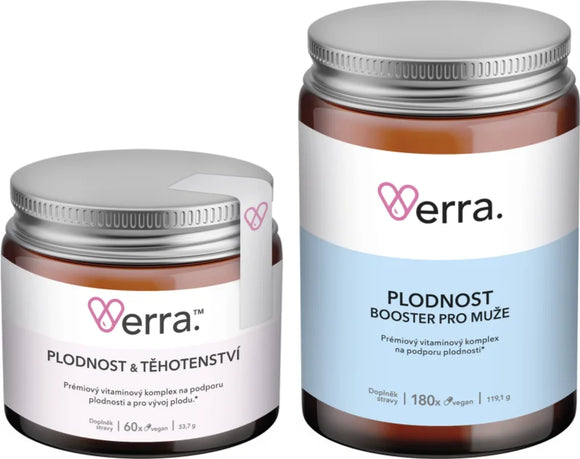 Verra Complex & Booster fertility support vitamins set