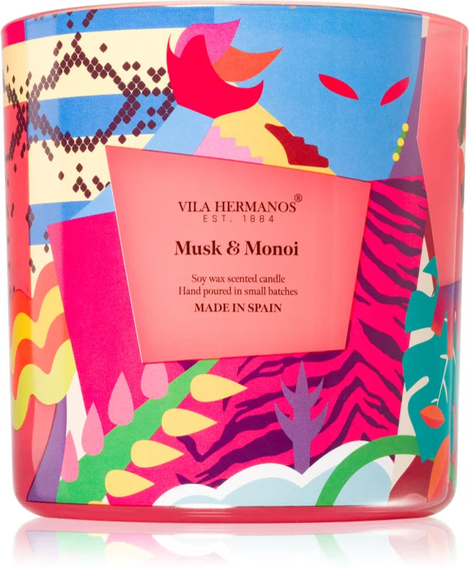 Vila Hermanos 70ths Year Musk & Monoi scented candle