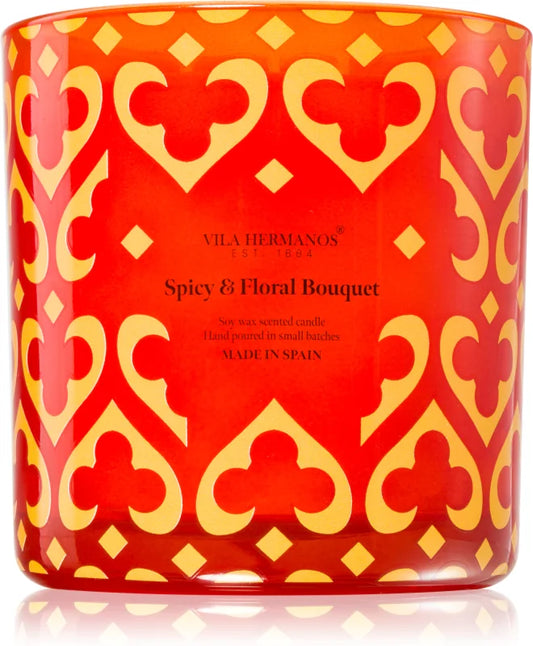 Vila Hermanos 70ths Year Spicy & Floral Bouquet scented candle