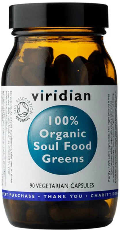 Viridian Nutrition 100% Organic Soul Food Greens 90 capsules