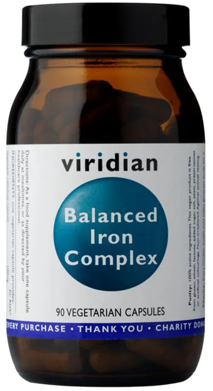 Viridian Nutrition Balanced Iron Complex 90 capsules