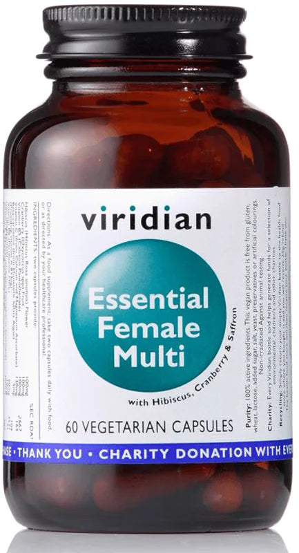 Viridian Nutrition Essential Female Multi 60 capsules