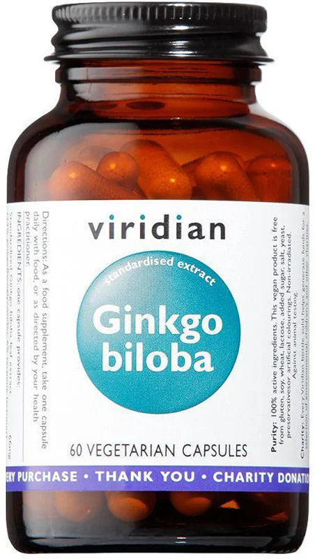 Viridian Nutrition Ginkgo Biloba 60 capsules