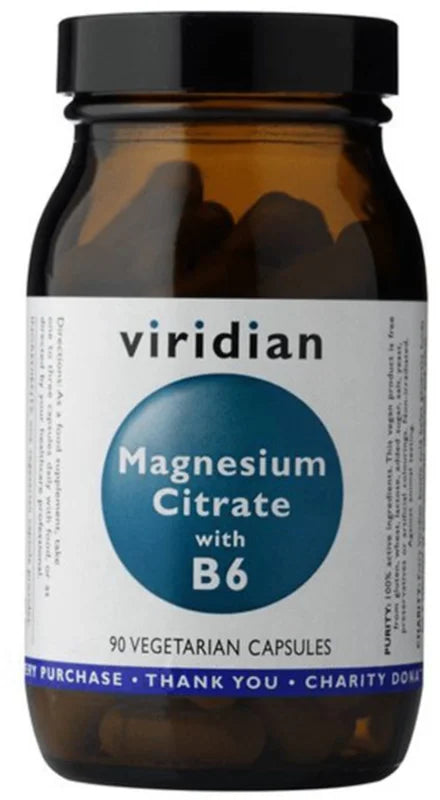 Viridian Nutrition Magnesium Citrate with B6 - 90 capsules