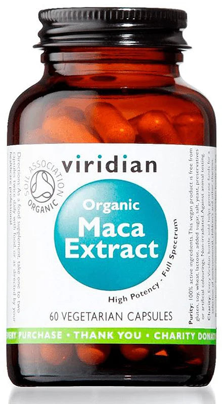 Viridian Nutrition Organic Maca Extract 60 capsules