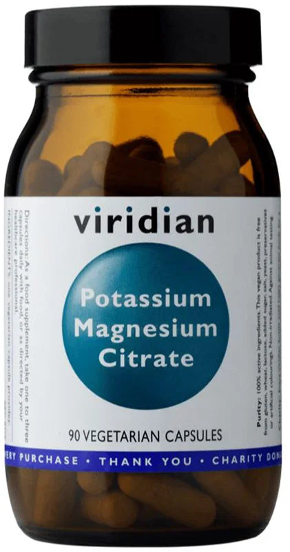 Viridian Nutrition Potassium Magnesium Citrate 90 capsules