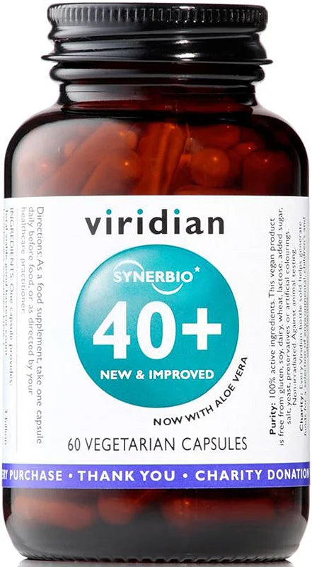 Viridian Nutrition Synerbio 40+ probiotic complex 60 capsules